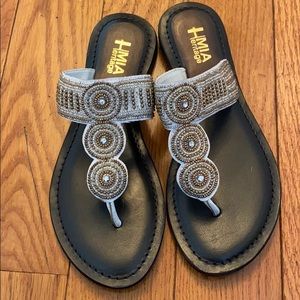 Beautiful embellished sandals! Size 7
